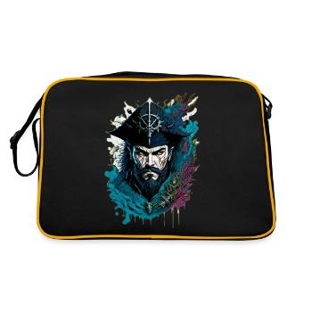 Dark Pirate - Retro Bag - black/gold - Back