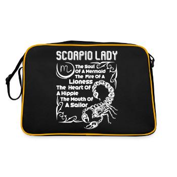 Scorpio Scorpio Lady - Retro Bag - black/gold - Back