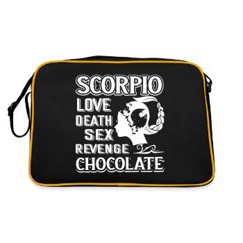 Scorpio Scorpio Love Death Revenge - Retro Bag - black/gold - Back