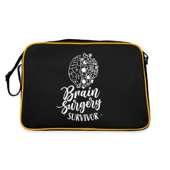 Brain Surgery Survivor Brain Surgery - Retro Bag - black/gold - Back