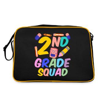 Team Second Class Teacher Second Class - Retro Bag - black/gold - Back