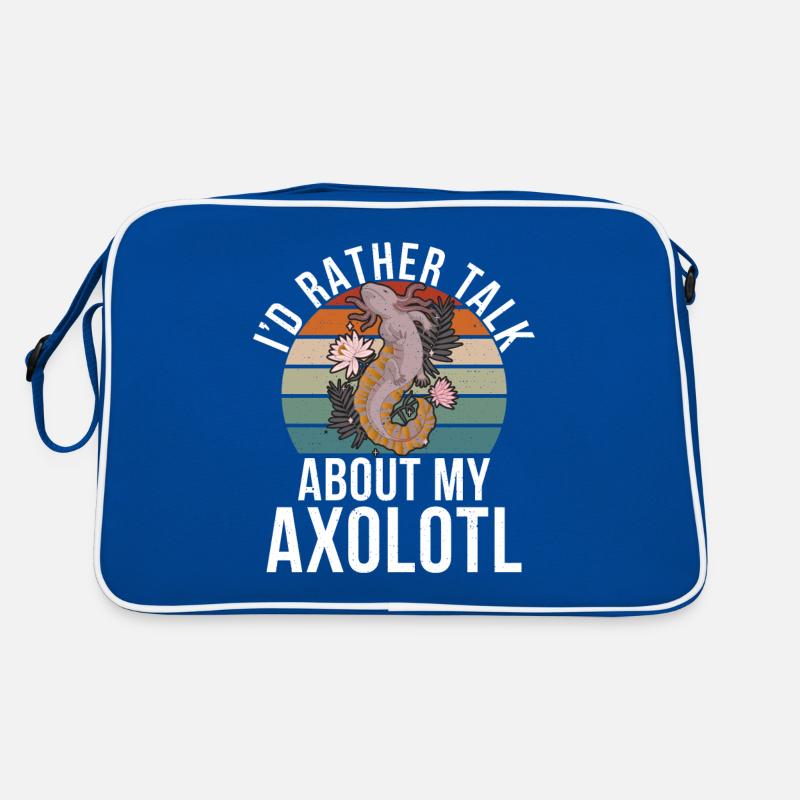 Axolotl Liebhaber Geschenke Retro Tasche