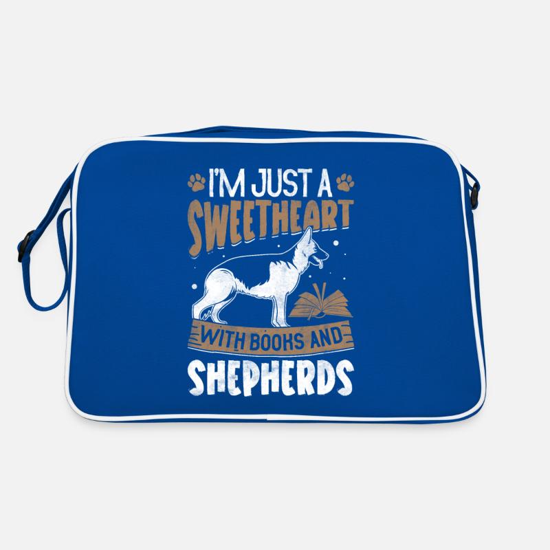 Schäferhund Retro Tasche