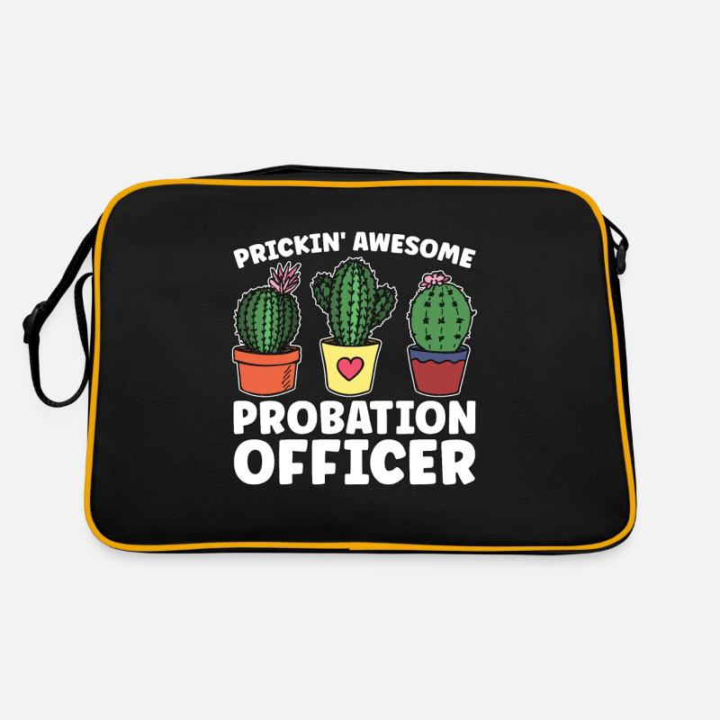 Agent de probation Prickin' Awesome Agent de libération conditionnelle Sac Retro