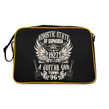 Musicien amateur Guitariste Anniversaire 1927 - Sac Retro - noir/or - Dos