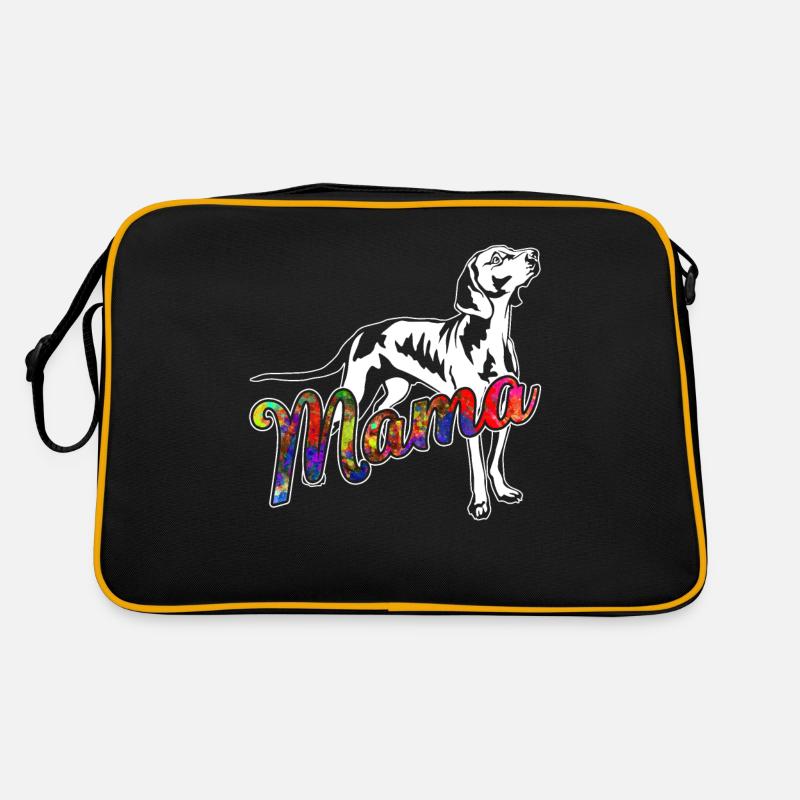 Weimaraner Weimaraner Mama - Retro Bag - black/gold