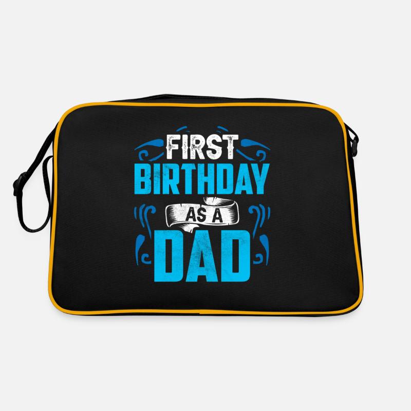 Premier anniversaire Comme papa enceinte Dictons Humour Sac Retro