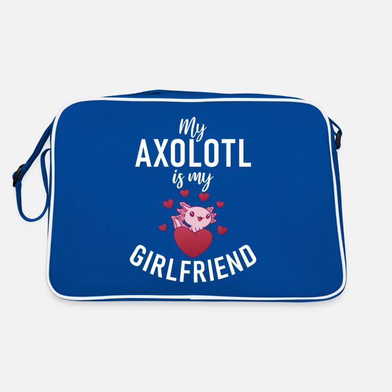 Axolotl Liebhaber Geschenke Retro Tasche