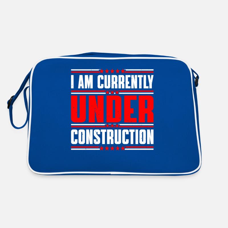 I Am Currently Under Construction 13 Retro Tasche