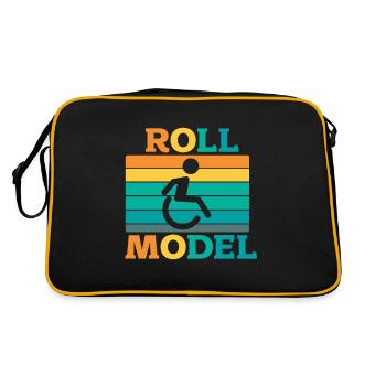 Wheelchair - Retro Bag - black/gold - Back
