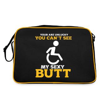 Wheelchair - Retro Bag - black/gold - Back