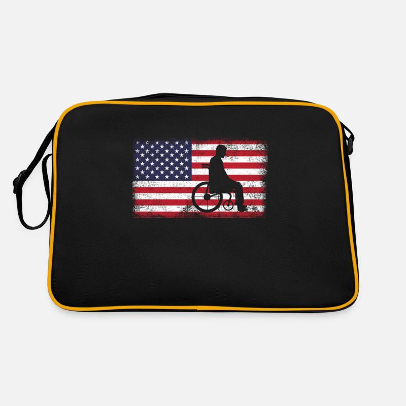 Rollstuhl Retro Tasche