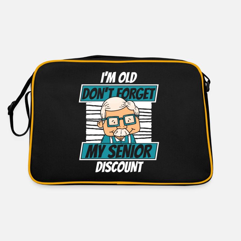 Pensioner Pension Senior Retro Bag