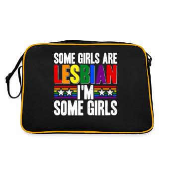 Some Girls Are Lesbian I'm Some Girls 6 - Retro Bag - black/gold - Back