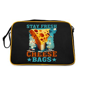 Stay Fresh Cheese Bags 48 - Sac Retro - noir/or - Dos