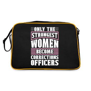 L’agent correctionnel n’a que l’argent mince le plus résistant - Sac Retro - noir/or - Dos