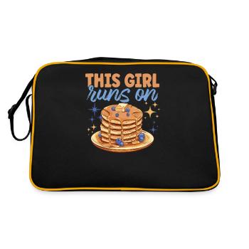 Recharge your batteries for the day with our "this - Retro Bag - black/gold - Back
