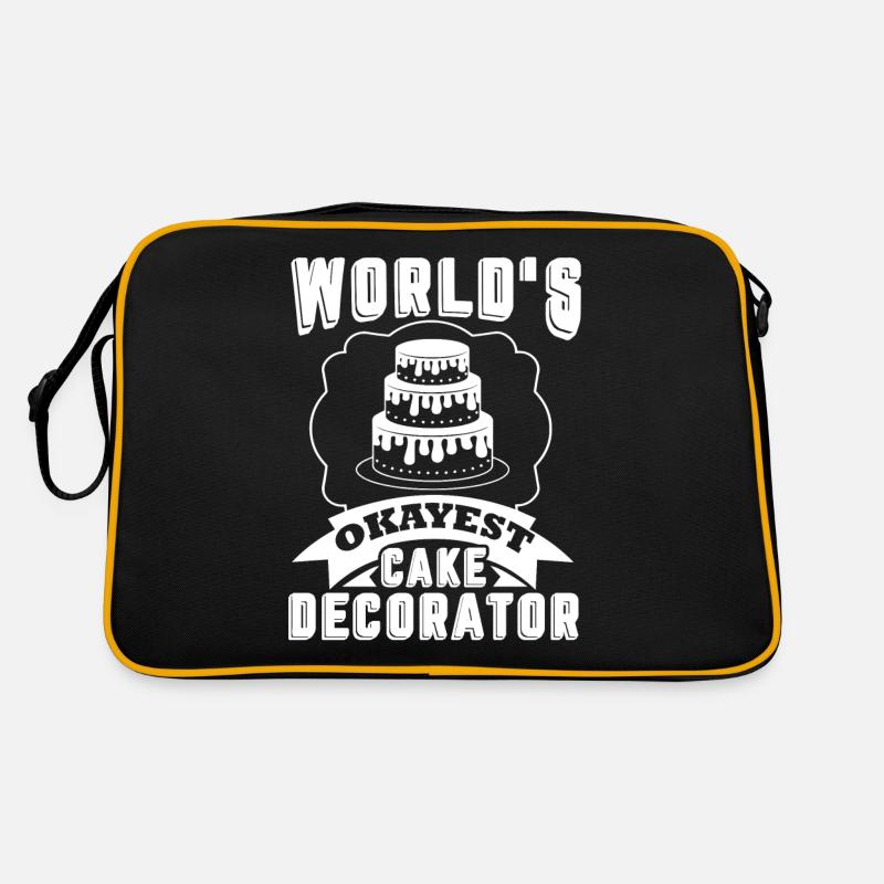 Cake Decorator World's Okayest Cake Decorator Retro Bag