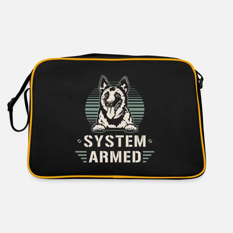 Belgian Malinois System Armed Belgian Shepherd Retro Tasche