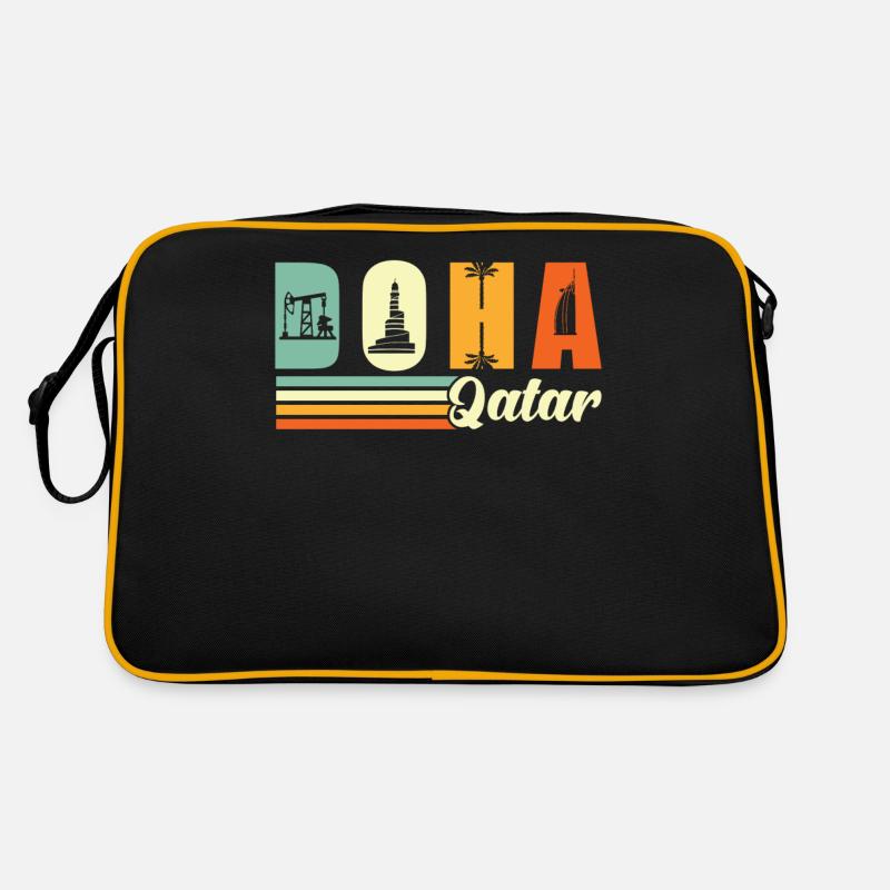 Souvenir Doha-Qatar Sac Retro