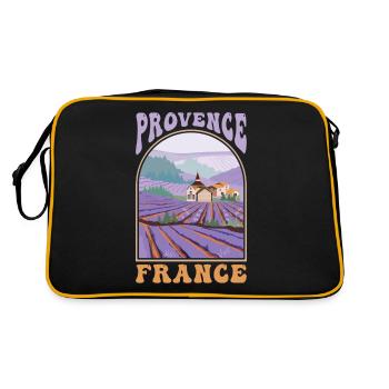Provence France Souvenir - Sac Retro - noir/or - Dos