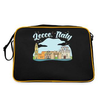 Lecce Italie Souvenir - Sac Retro - noir/or - Dos