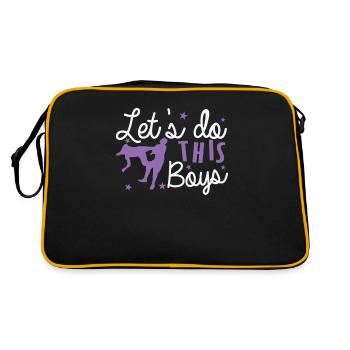 Faisons ce Boys Show Ring - Sac Retro - noir/or - Dos