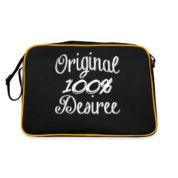 Original 100 % Désirée - Sac Retro - noir/or - Dos