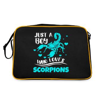 Scorpion - Retro Bag - black/gold - Back