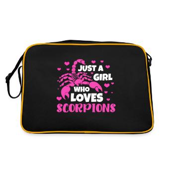 Scorpion - Retro Bag - black/gold - Back
