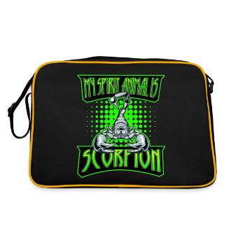 Scorpion - Retro Bag - black/gold - Back