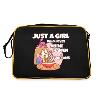 Scorpion - Retro Bag - black/gold - Back