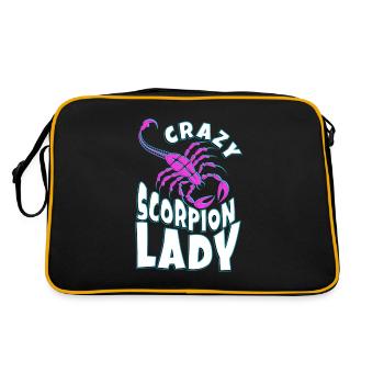 Scorpion - Retro Bag - black/gold - Back