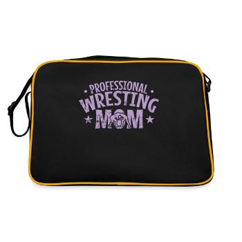 Professional Wrestling Mom Show Fight - Retro Bag - black/gold - Back