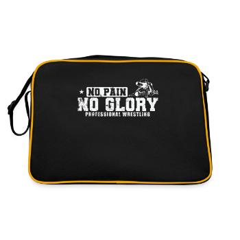 No Pain No Glory Lutte professionnelle - Sac Retro - noir/or - Dos