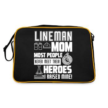 Lineman Lineman Mom - Retro Bag - black/gold - Back