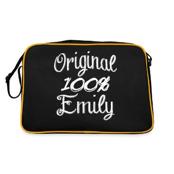 Original 100% Emily - Sac Retro - noir/or - Dos