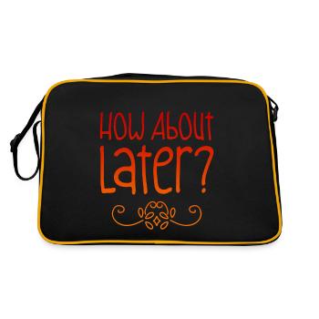 Et plus tard ? 2 - Sac Retro - noir/or - Dos