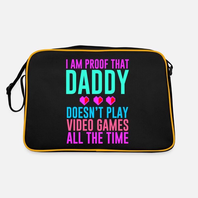 I Am Proof That Daddy Doesn't Play Video Games 2 Retro Bag