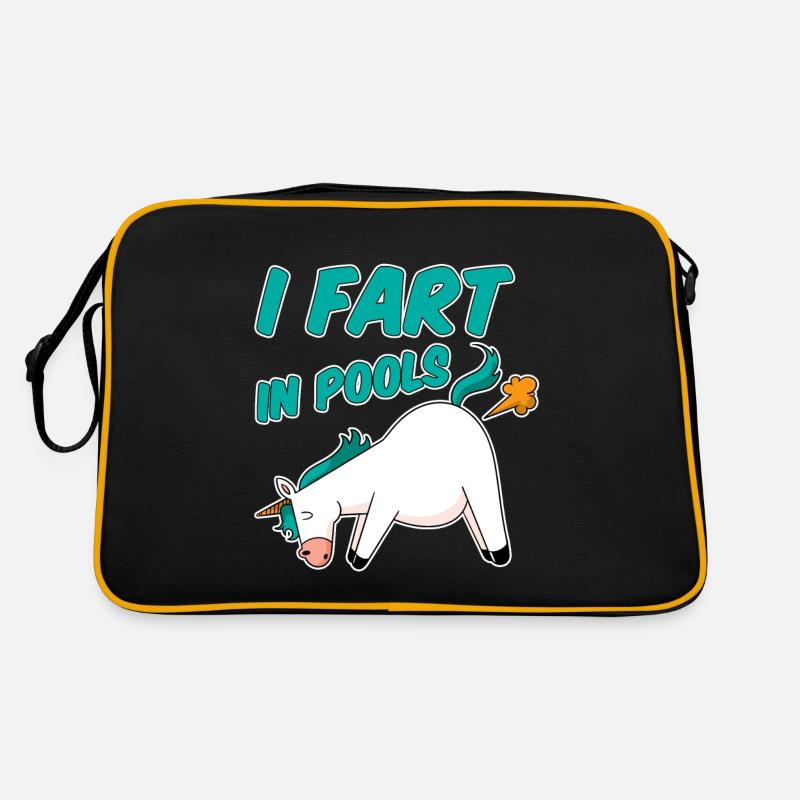 Je pète dans les piscines 2 Sac Retro