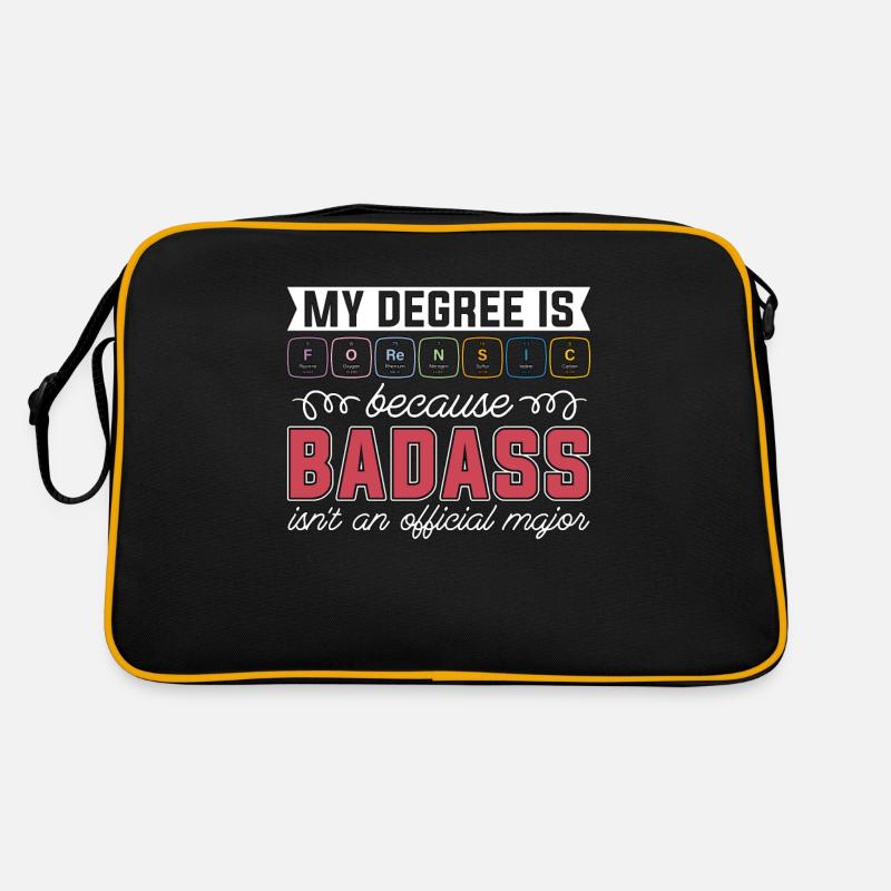 Forensic Science My Degree Is Forensic Crime Scene Retro Tasche
