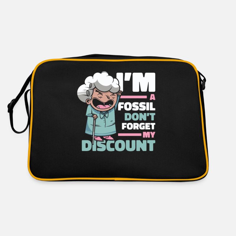 Pensioner Pension Humor Retro Bag