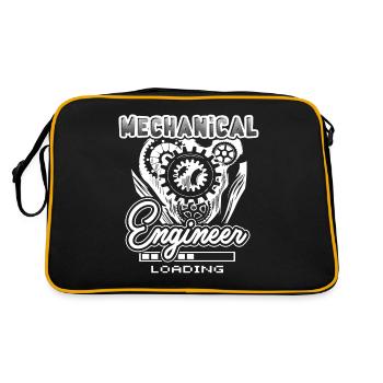 Mechanical Engineer Mechanical Engineer Loading - Retro Bag - black/gold - Back