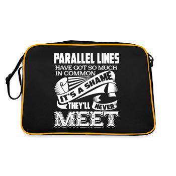 Math Teacher Math Teacher Jobs - Retro Bag - black/gold - Back