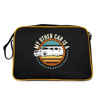 Embalmer My Car Is A Retro Funeral Home Embalmers - Retro Bag - black/gold - Back