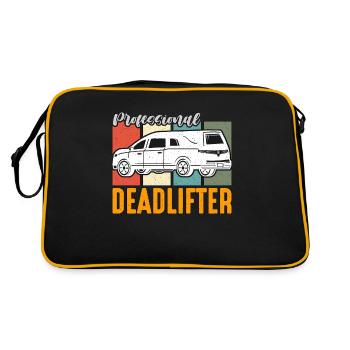 Embalmer Professional Deadlifter Retro Funeral - Retro Bag - black/gold - Back
