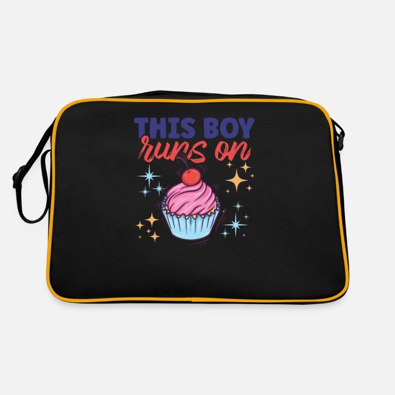 Recharge your batteries with cupcake design Retro Bag