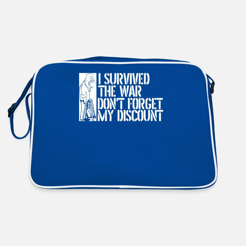 Rentner Rente Dont Forget My Discount Retro Tasche
