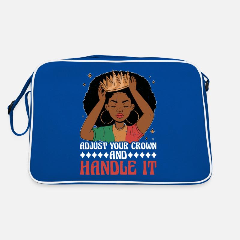 Adjust Your Crown And Handle It 8 Retro Tasche