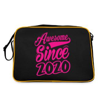 Génial depuis 2020 - Sac Retro - noir/or - Dos